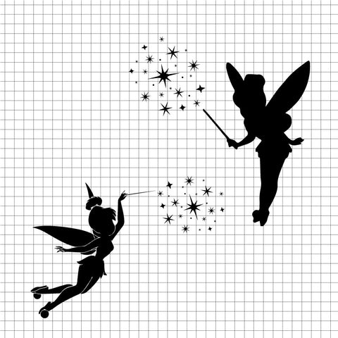 Tinker Bell svg, Ariel png, Tinker Bell shirt, Tinker Bell silhouette, Tinker Bell clipart, Tinker Bell vector, Tinker Bell cricut, Fairy svg, Peter Pan svg, Peter Pan cricut, Fairy stars svg, Fairy magic png, Tinker Bell cut file, eps, dxf, png, Instant Download - svgcosmos