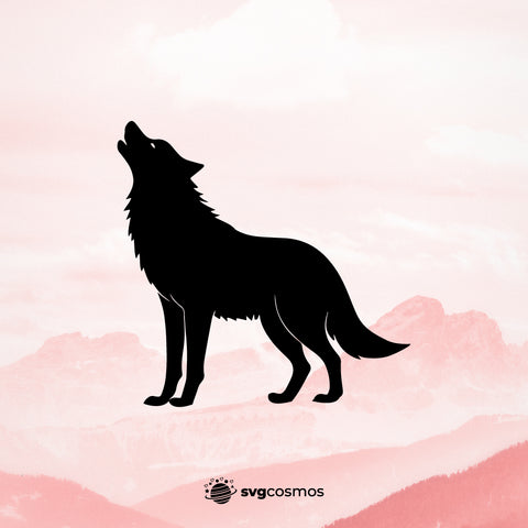 Wolf SVG, Wolf PNG, Wolf clipart, single Wolf svg, Simple Wolf SVG , Wolf  vector, Wolf cricut, Wolf logo cut file, howling wolf svg, wolf silhouette, wolf head cricut, angry wolf svg - svgcosmos