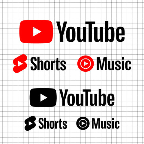 Youtube svg, Youtube png, Youtube shirt, Youtube clipart, Youtube vector, Youtube cricut, Youtube logo svg files for cricut, Youtube cut file, Youtube music logo, Youtube shorts logo - svgcosmos