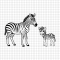 Zebra SVG, Zebra PNG, Zebra clipart, cute zebra svg, cute zebra png, Zebra silhouette, Zebra vector, Zebra cricut, Zebra cut file - svgcosmos