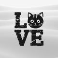 Love Cats SVG Clipart, Love Cat Silhouette Cut File, Cat Love Svg, I Love My Pet svg, cat svg - svgcosmos