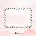 Barbed Wire Frame svg, Barbed Wire Frame cricut, Barbed Wire Frame vector, Barbed Wire Frame png - svgcosmos