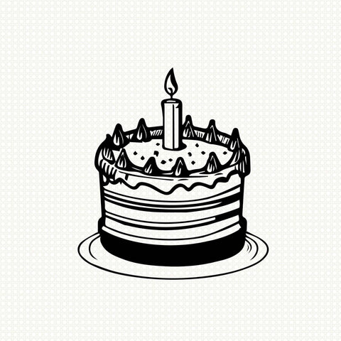 Birthday Cake svg clipart - svgcosmos