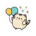 Birthday Cat svg clipart - svgcosmos