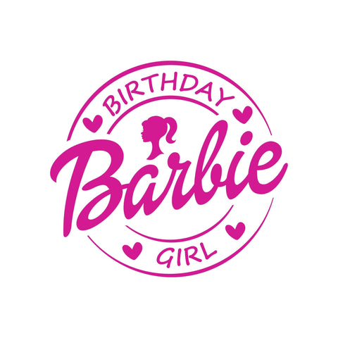 Birthday Girl Barbie svg clipart - svgcosmos