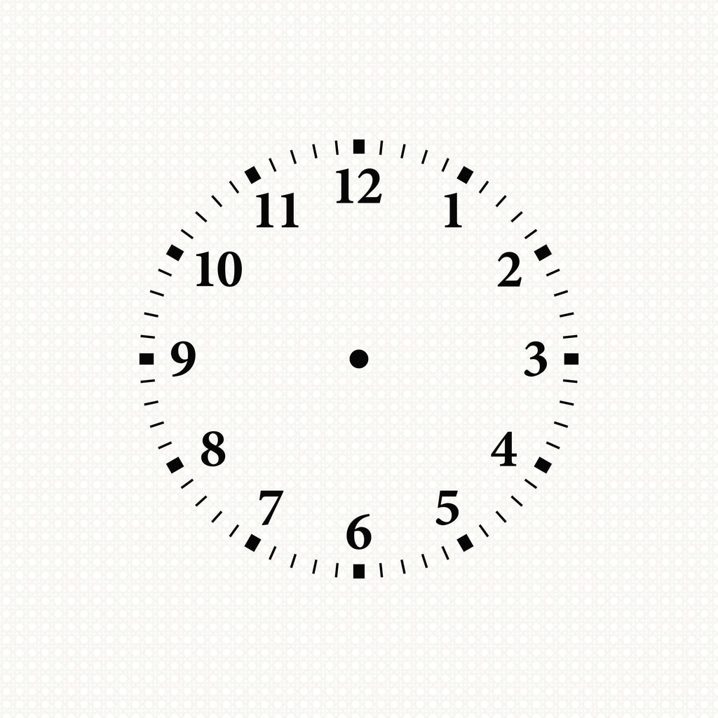 Clock Face svg clipart - svgcosmos