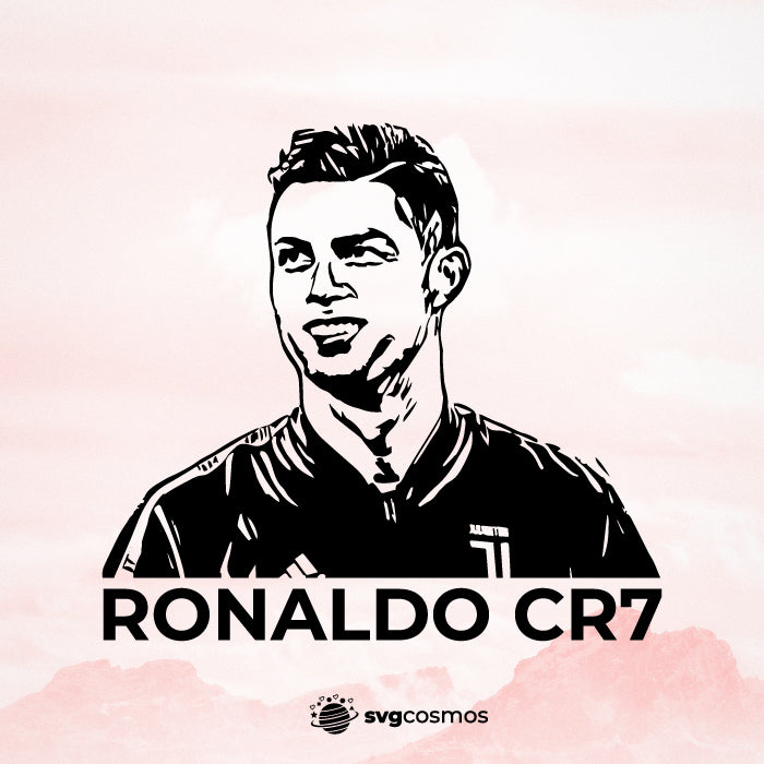 Cristiano Ronaldo svg, CR7 svg, ronaldo cricut, ronaldo silhouette - svgcosmos