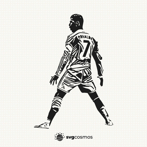 Cristiano Ronaldo Silhouette SVG – svgcosmos