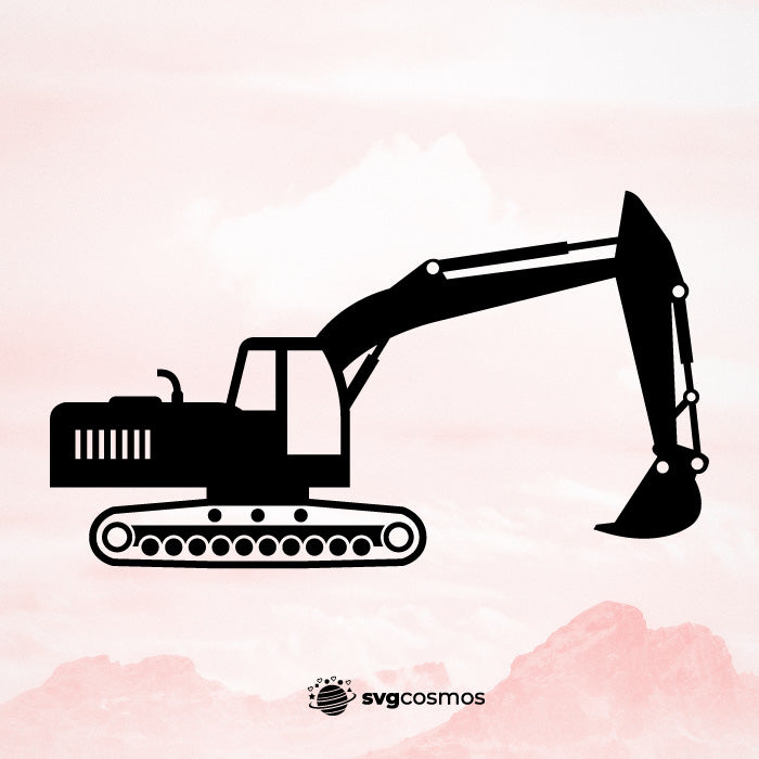 Excavator svg, Excavator cricut, Excavator vector, Excavator - svgcosmos