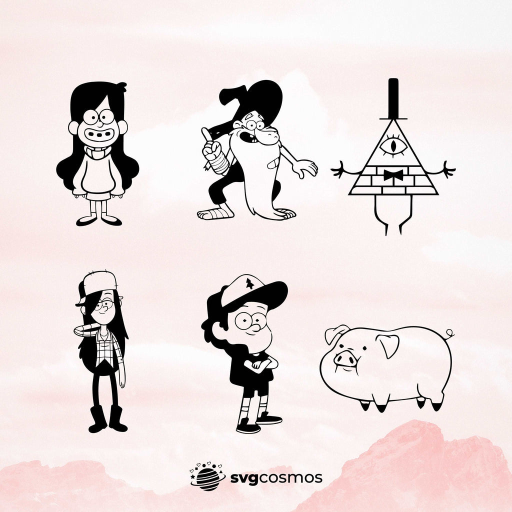 Gravity Falls svg, Gravity Falls cricut, Gravity Falls vector - svgcosmos