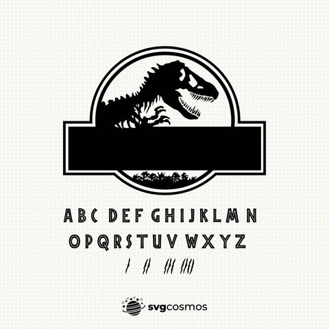 Jurassic Park logo vector svg - svgcosmos