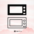 Microwave svg clipart cricut - svgcosmos