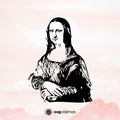 Mona Lisa svg, Mona Lisa Silhouette, Mona Lisa png, Mona Lisa clipart, Mona Lisa, Leonardo Da Vinci, cricut, dxf, eps, pdf, instant download - svgcosmos