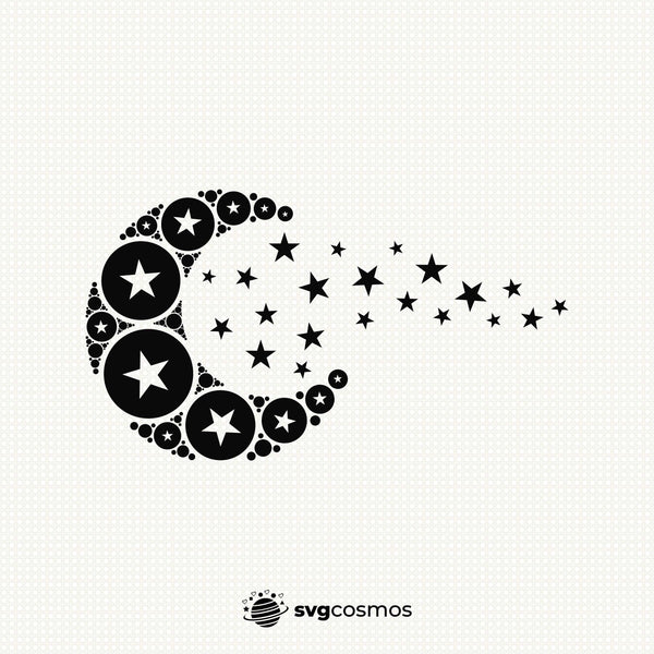 Free Star Moon Clipart - Download in Illustrator, EPS, SVG, JPG, PNG