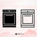 Oven svg clipart cricut - svgcosmos