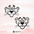 Pink Panther svg, Pink Panther cricut, Pink Panther vector - svgcosmos