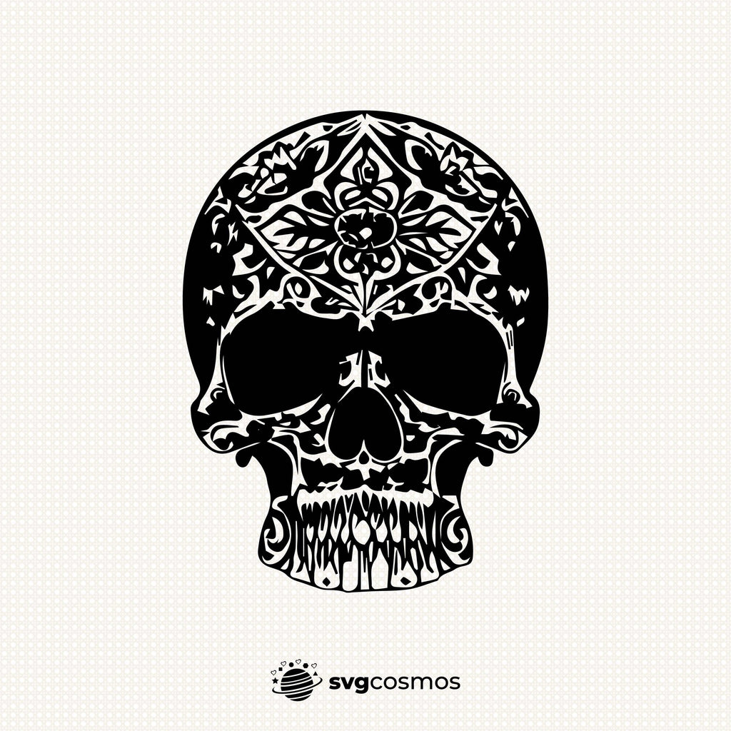 Skull svg, human skull svg, Skull png, Skull silhouette, Skull clipart, pirate skulls svg, human skull cut file, dxf, Instant Download - svgcosmos