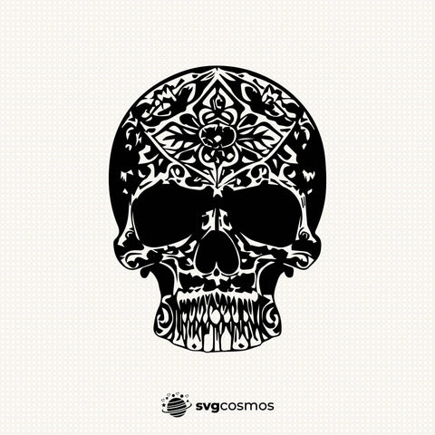 Skull svg, human skull svg, Skull png, Skull silhouette, Skull clipart, pirate skulls svg, human skull cut file, dxf, Instant Download - svgcosmos