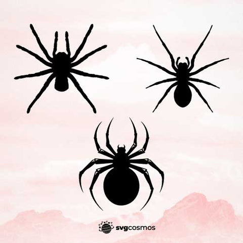 Spider svg clipart silhouette - svgcosmos