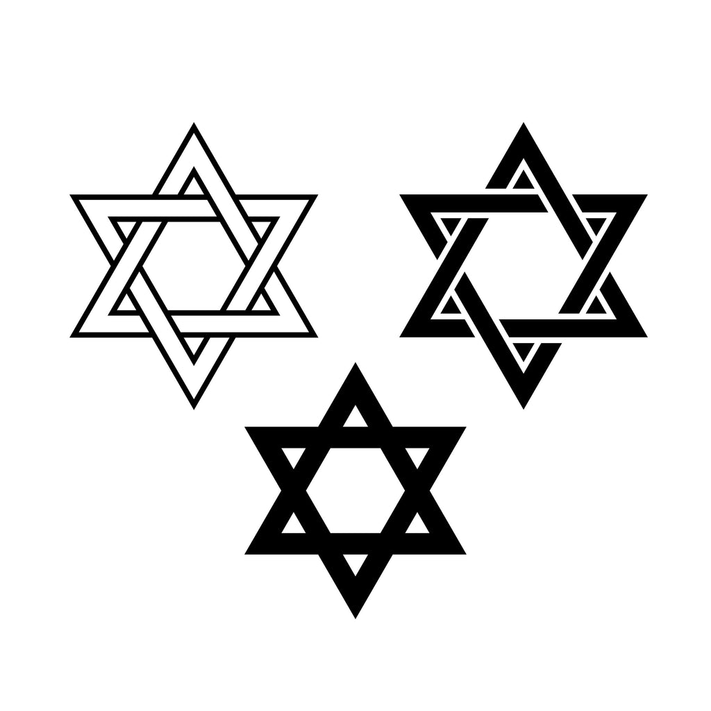 Star of David vector svg clipart - svgcosmos