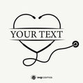 Stethoscope Heart custom svg - svgcosmos