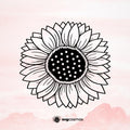 Sunflower svg, Sunflower cricut - svgcosmos